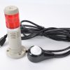 Pressure monitor alert stack light and audible alarm