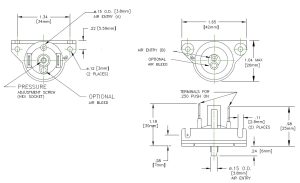 Sensitive Differential Switch Dimensions