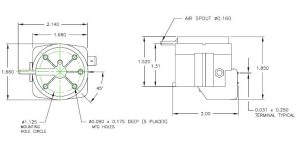 Adjustable Switch Dimensions Radial Mounting