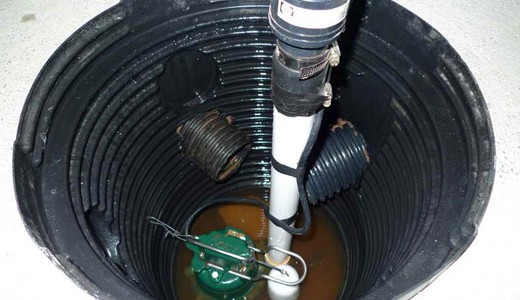 Diaphragm Pressure Switch Monitors Water Levels on Sump Pump