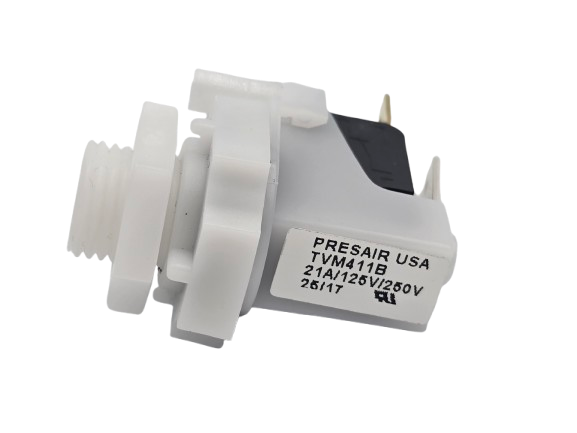 TVM411B Tinytrol Air Switch - 9/16"-18 UNF Threaded Mount w/ Center Spout, 21 Amps, SPST - Image 3