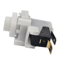 TVM411B Tinytrol Air Switch - 9/16"-18 UNF Threaded Mount w/ Center Spout, 21 Amps, SPST