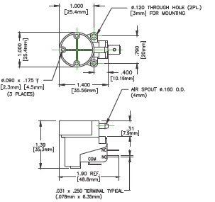 Radial Mount Tinytrol Vacuum Switch